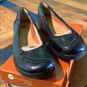 Clarks - un.structured | ballet flat | black